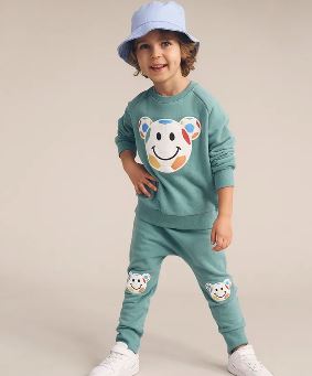Smiley Soccer Drop Crotch Pant