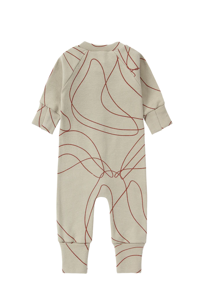 Snapsuit L/S - Ripple/Ember