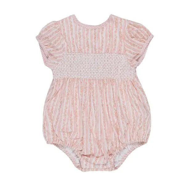 Soft Pink Smock Playsuit