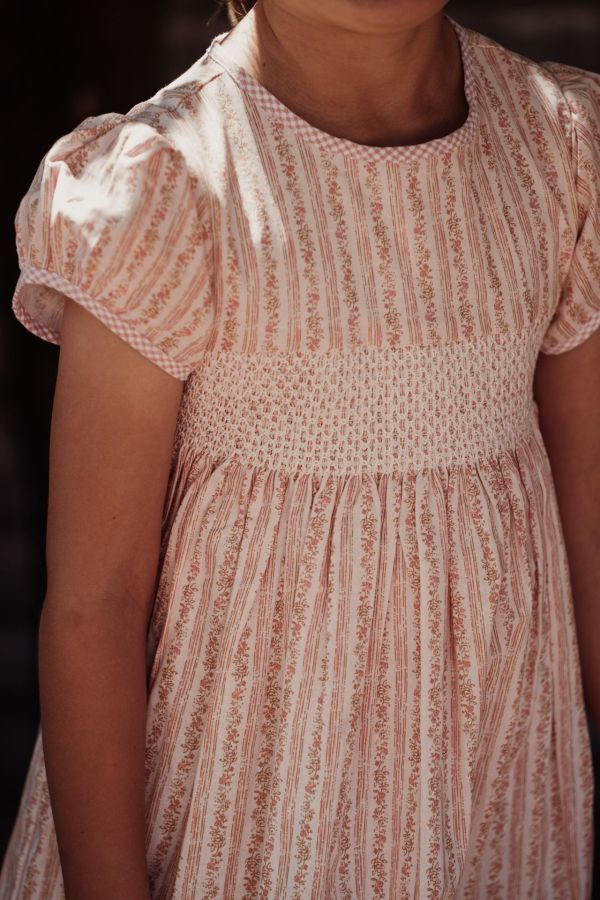 Soft Pink Smock Dress