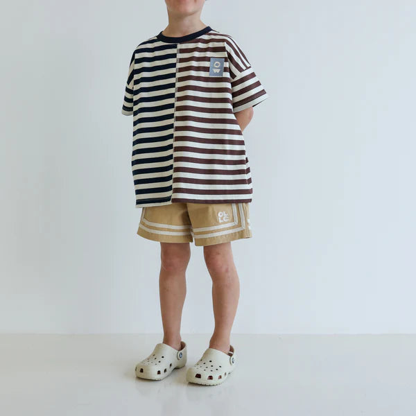 Split Stripe Tee