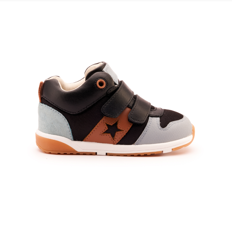 Squad Step - Black/Dusty Blue/Tan