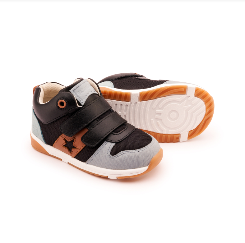 Squad Step - Black/Dusty Blue/Tan