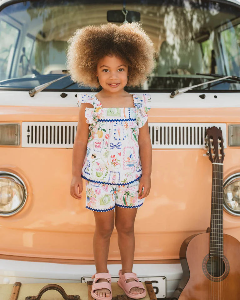 Summer Vacay Ric Rac Shorts
