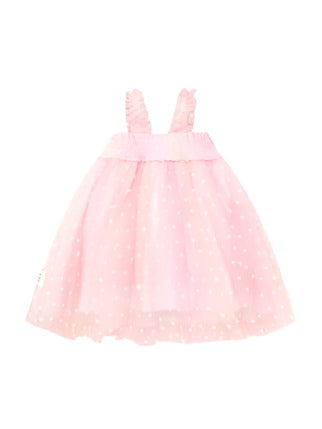 Sweetheart Shirred Tulle Dress