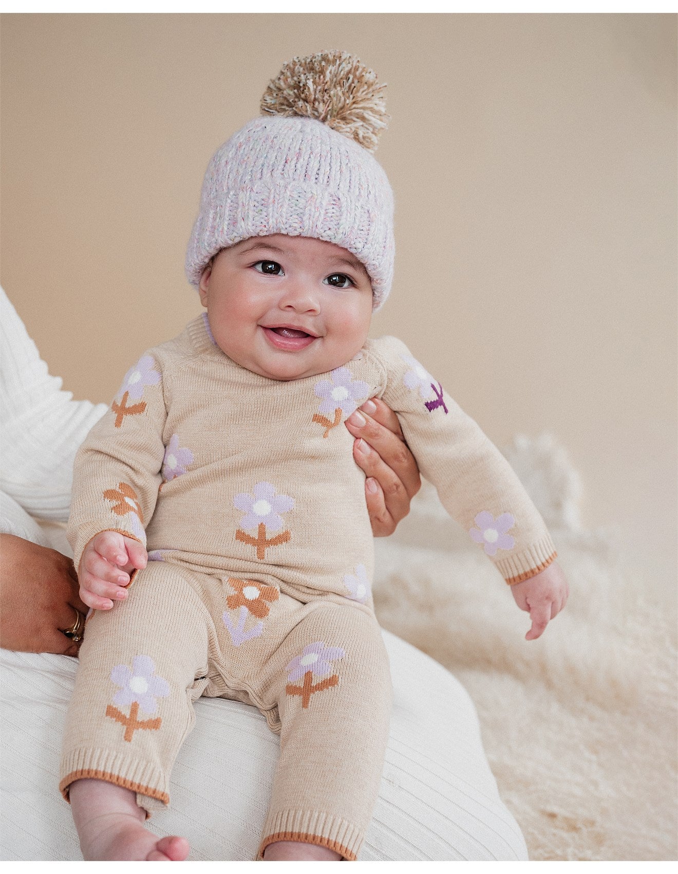 Tutu Tigers Flowers Knitted Romper