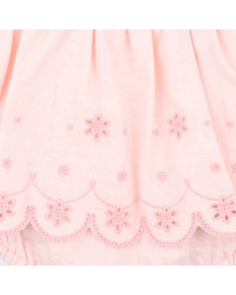 Tillie Broidery Overlay Dress
