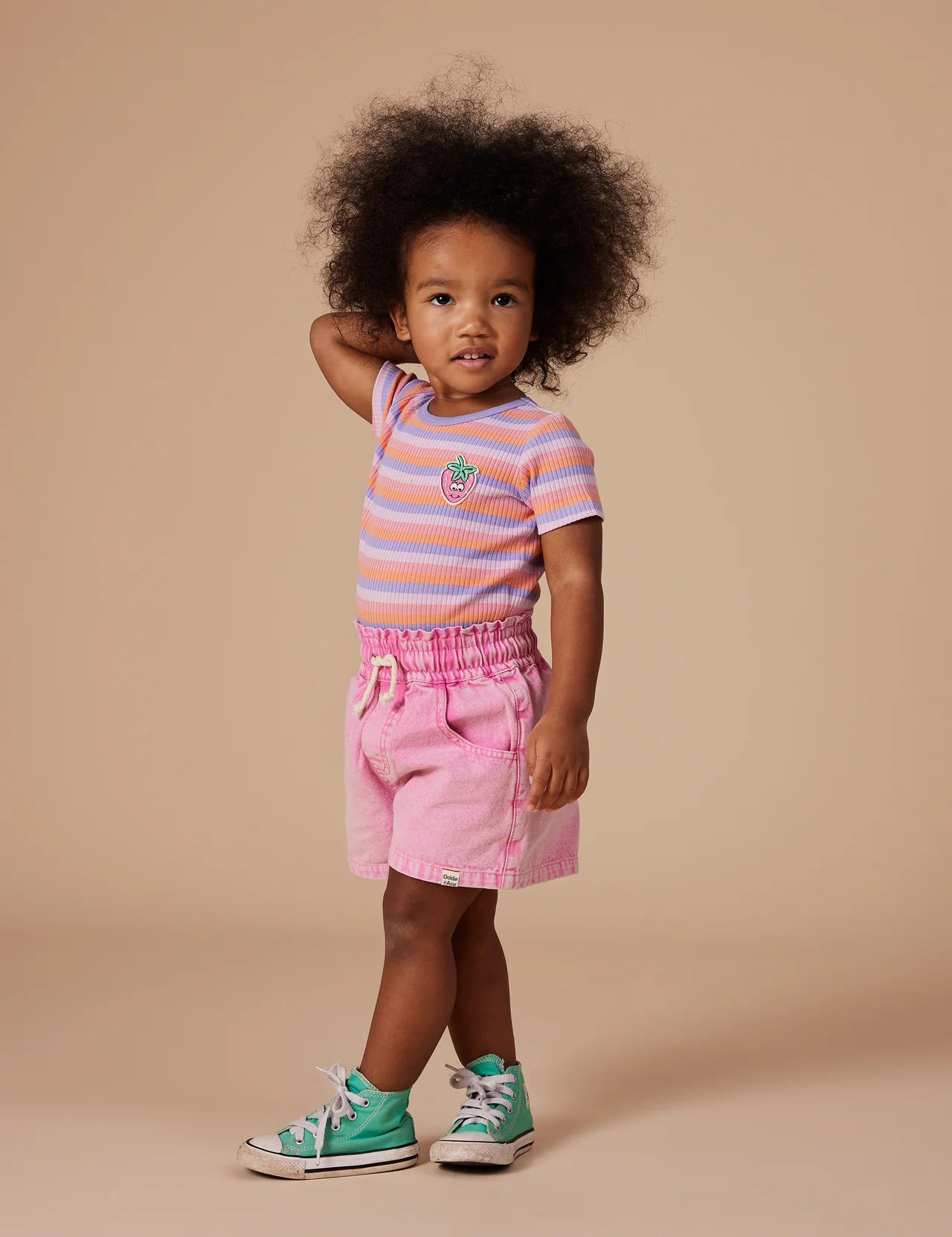 Tutti Frutti Stripe Rib T-Shirt