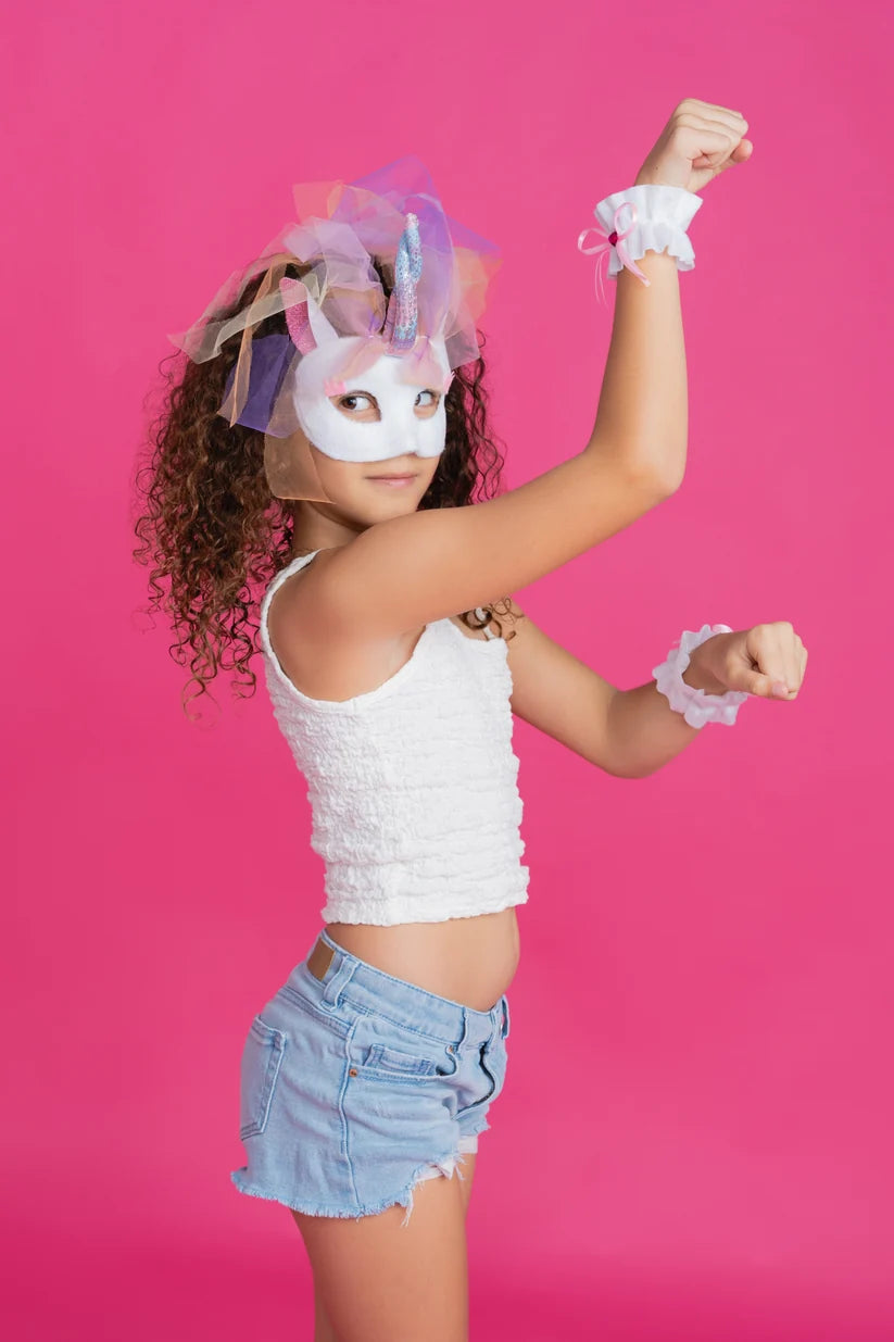 Unicorn - Animal Mask & Wrist Cuffs
