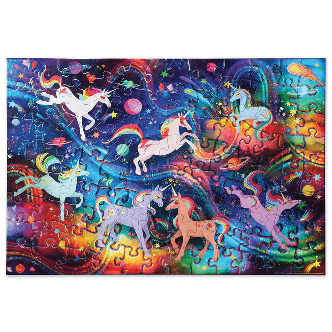 Holographic Puzzle Unicorn Galaxy - 100pc