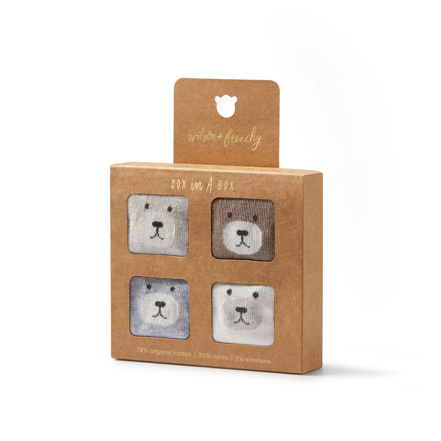 Unisex Organic 4 Pack Baby Socks