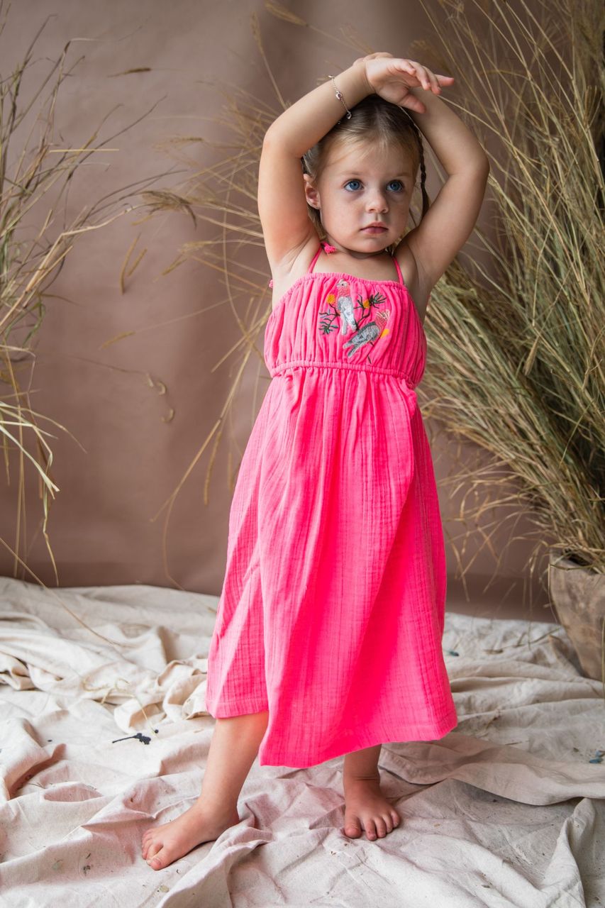 Vera Dress - Neon Blush