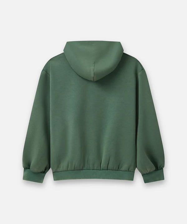 The Washed Tech Hoodie - Washed Green
