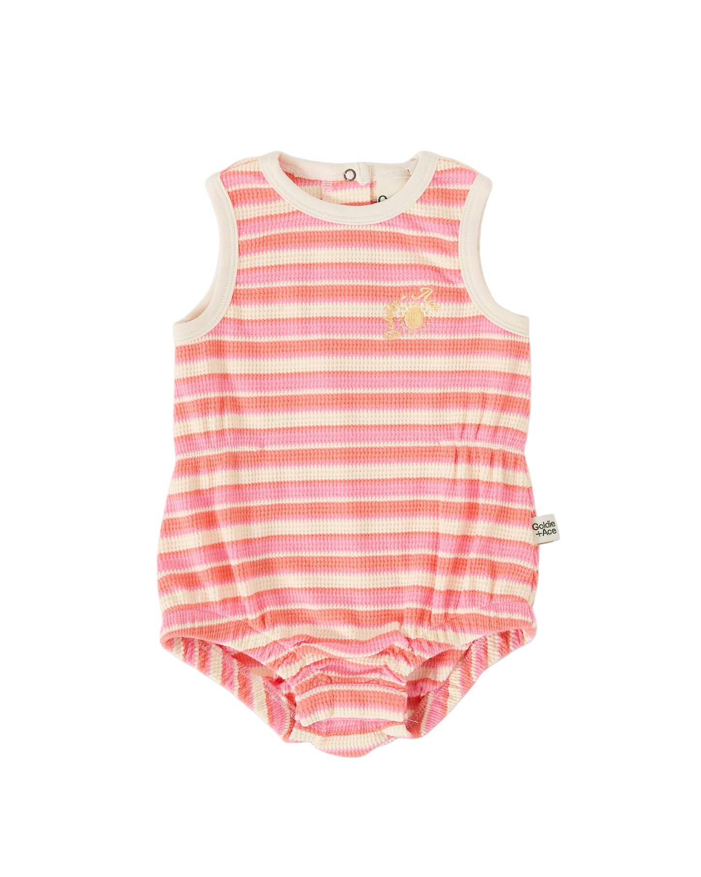 Watermelon Stripe Bubble Romper