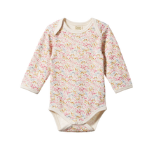 Load image into Gallery viewer, Long Sleeve Bodysuit - Wildflower Mountain
