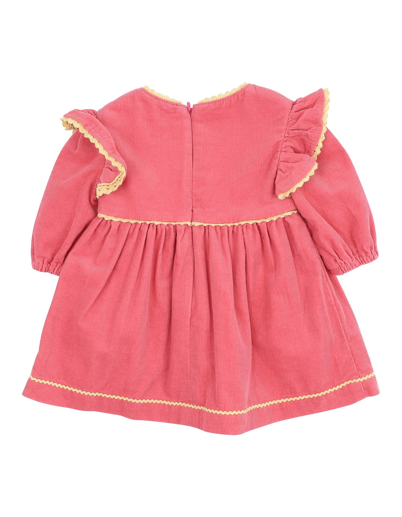 Wild Horses Embroidered Cord Dress