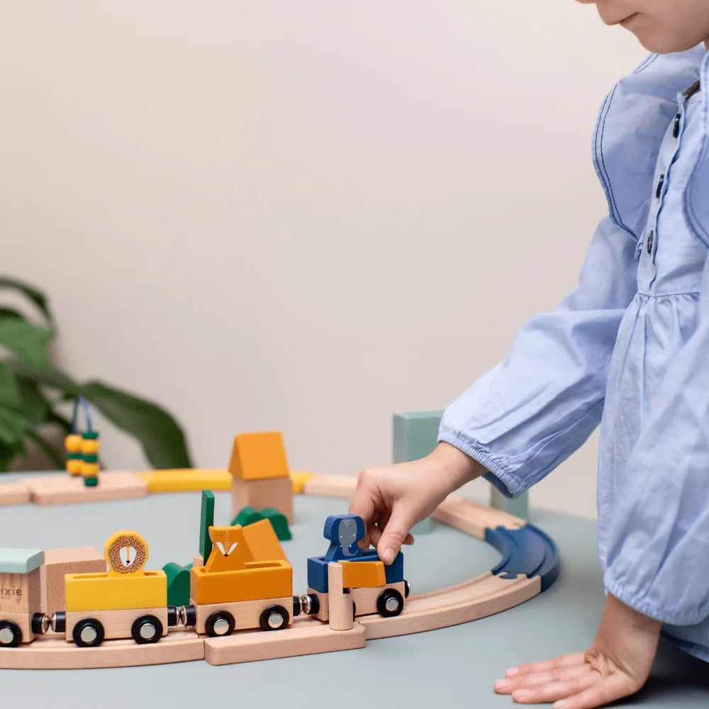 Wooden Railway Set