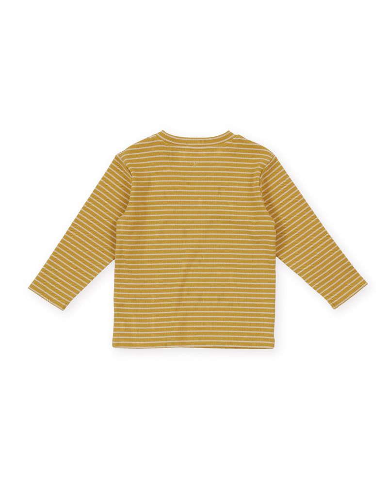 Essential Stripe Rib Top - Yellow