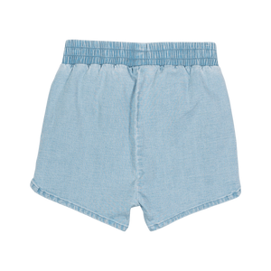Chambray Shorts - Blue