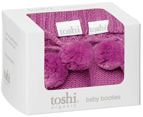 Organic Booties - Marley Violet