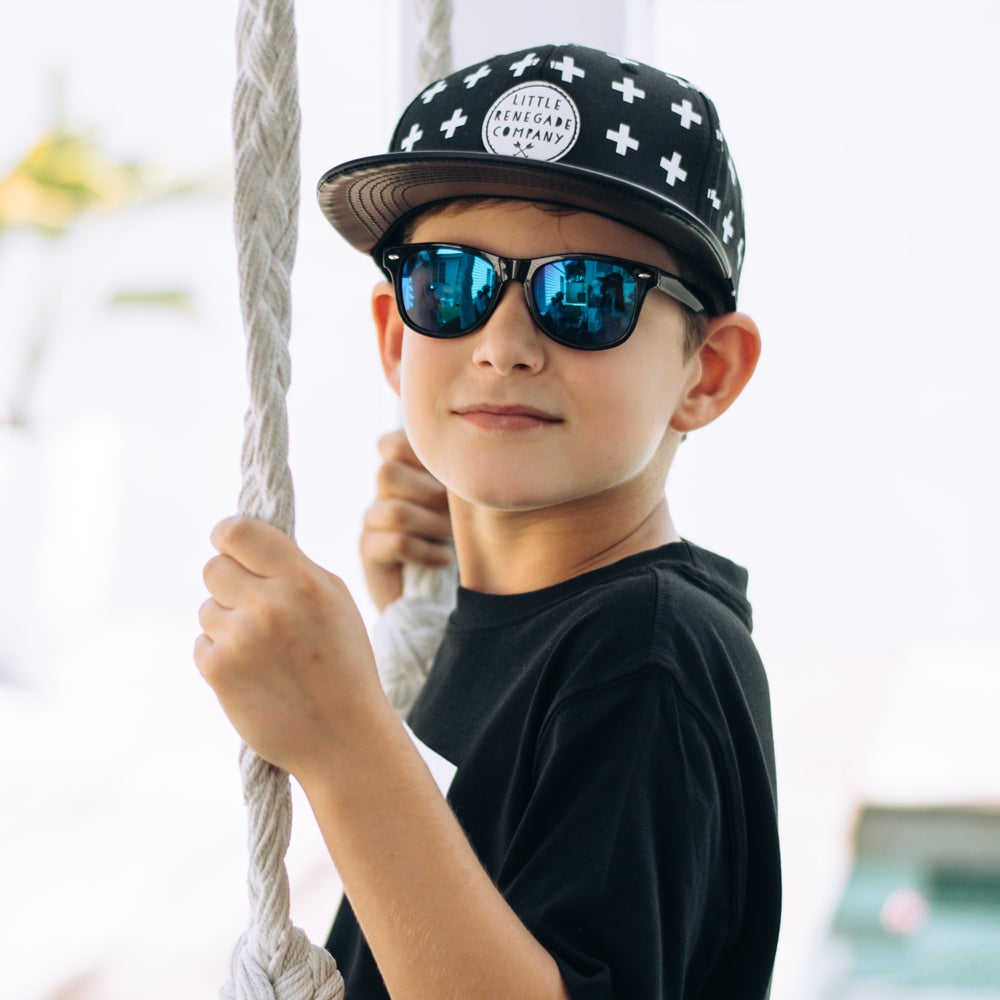 Jax Shades - Silver Mirror Lens