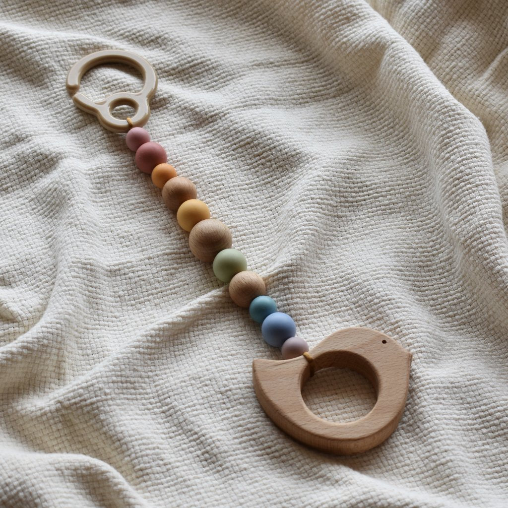 Bird Pram Toy - Silicone