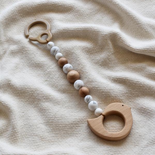Bird Pram Toy - Silicone