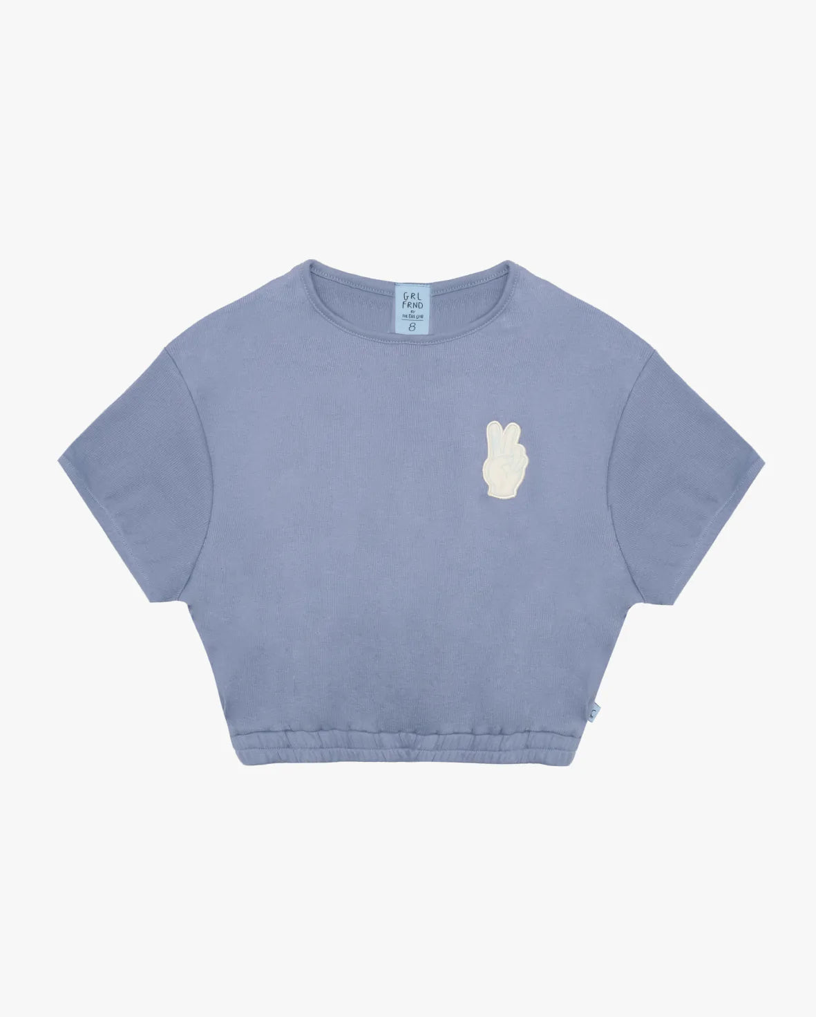 Elastic Waist Tee - Blue Rib