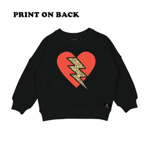 Electric Heart Sweatshirt - Black