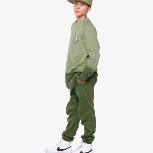 Deep Green Fleece Joggers