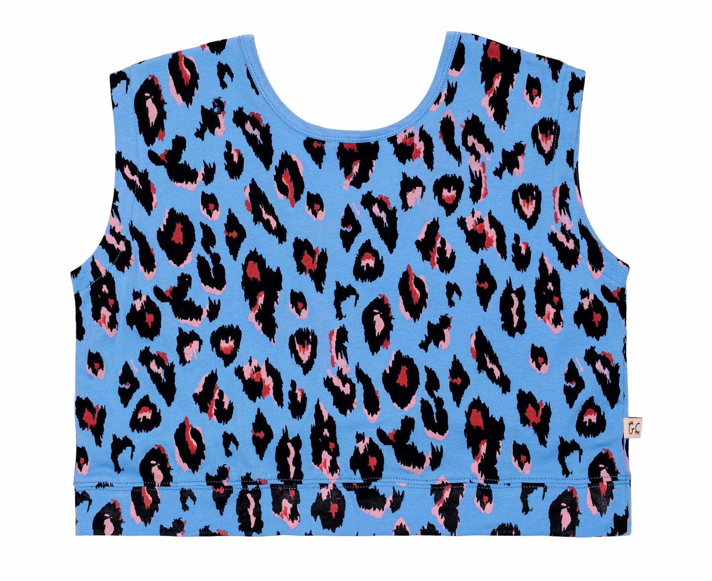 Leopard Print Tank - Blue