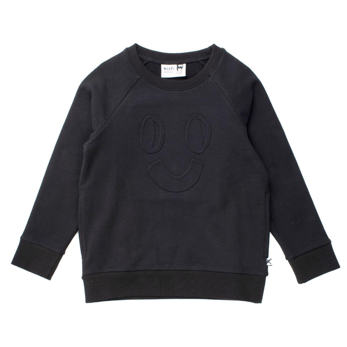 Happy Face Furry Crew - Black