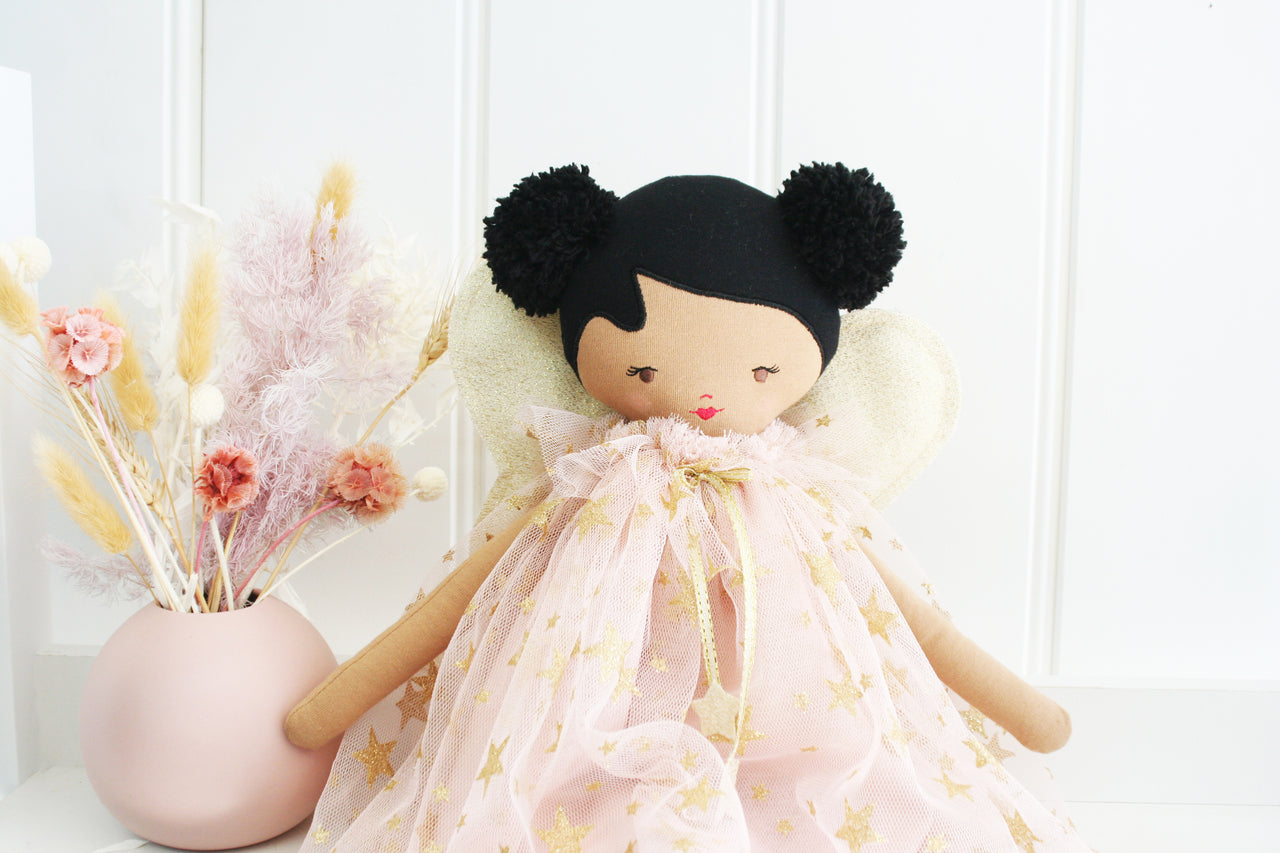 Lily Fairy Doll - Pink Gold Star