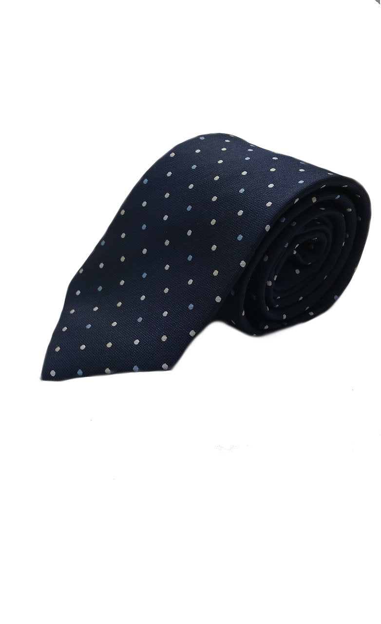 Dot Tie - Navy