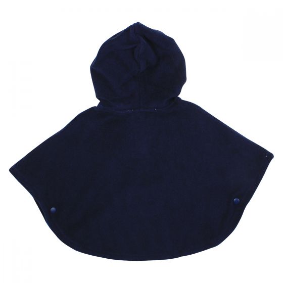 Navy Hooded Ponco