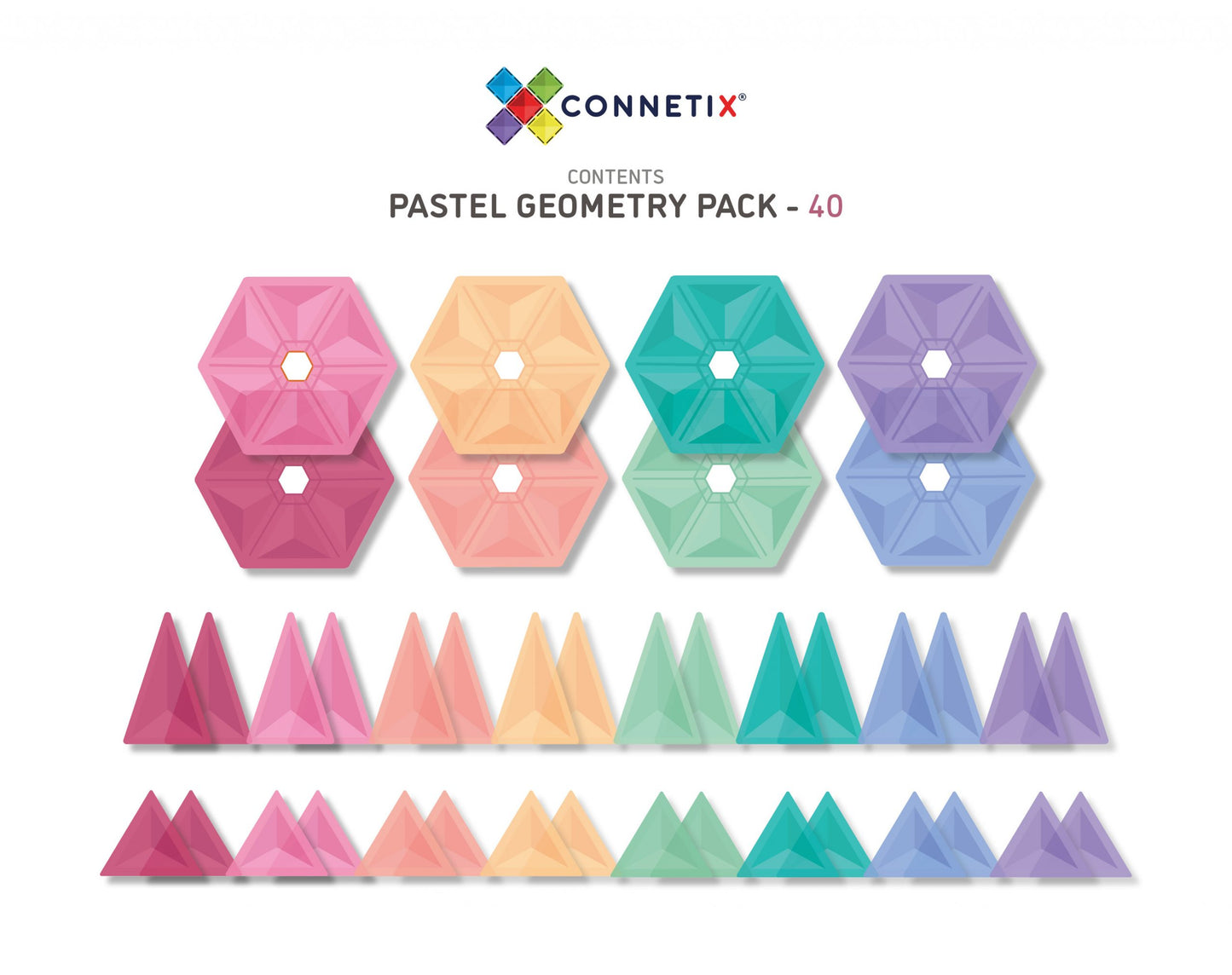 Pastel Geometry Pack (40pc)