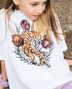 Queen of the Jungle Tee - White