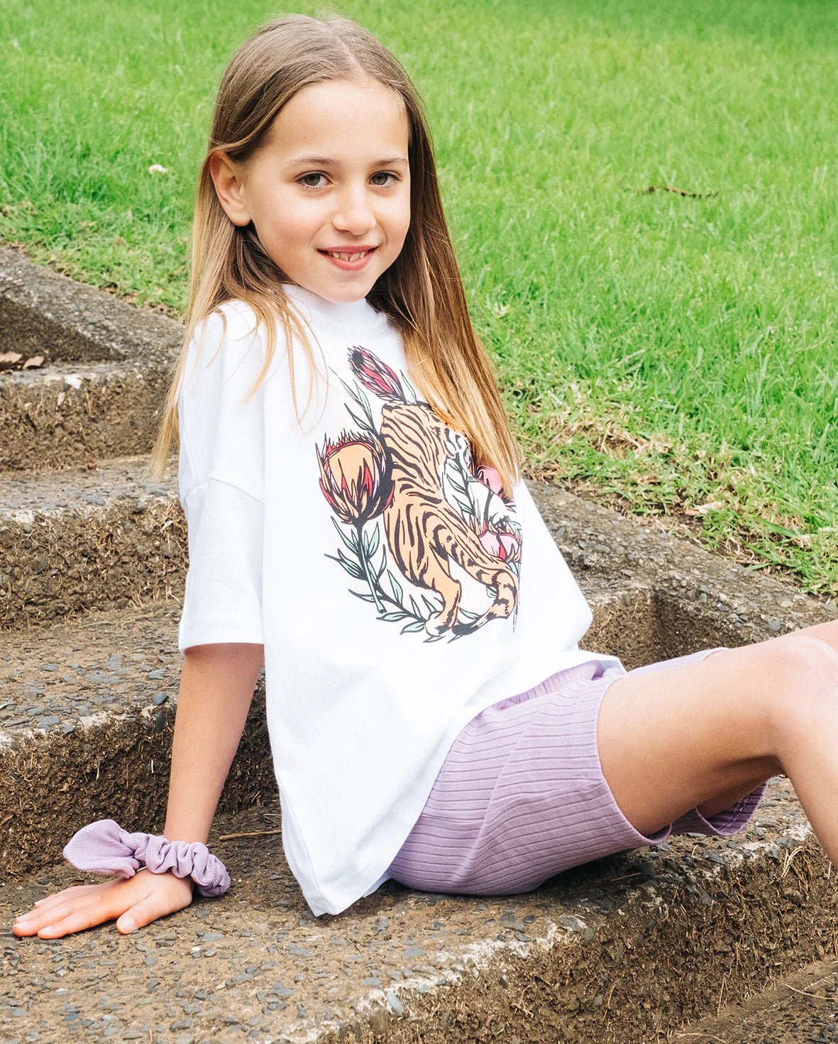 Queen of the Jungle Tee - White