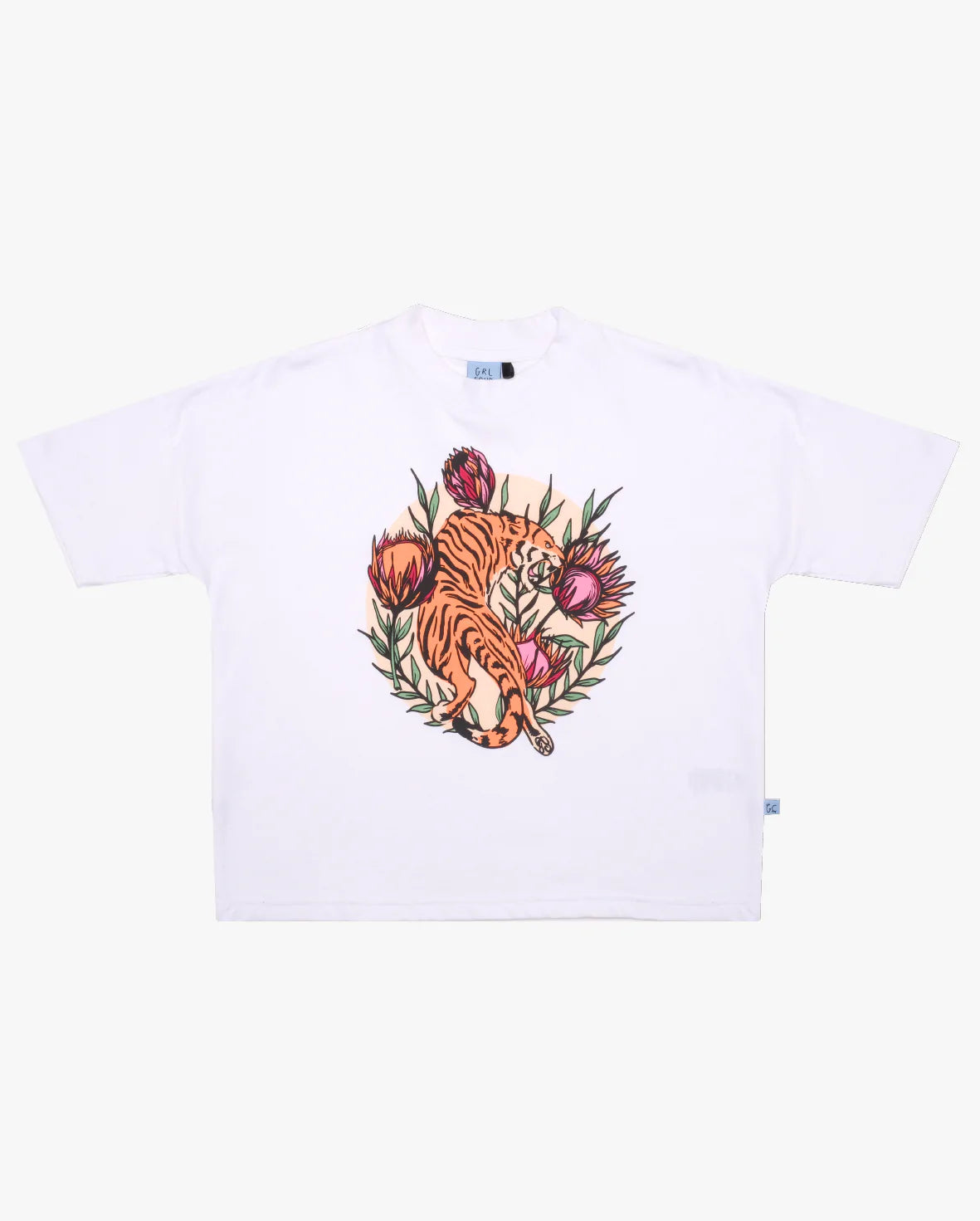 Queen of the Jungle Tee - White