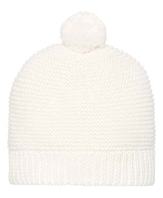 Organic Beanie - Love Cream