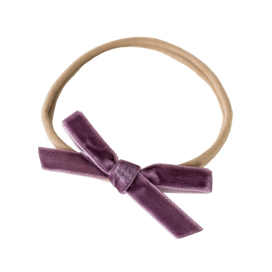 Velvet Bow - Grape