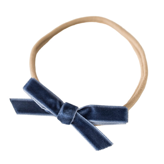 Velvet Bow - Moonlight Blue