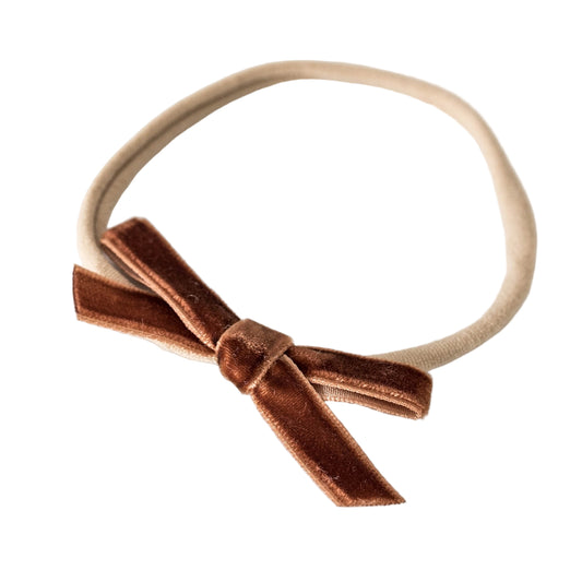 Velvet Bow - Toffee