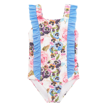 Load image into Gallery viewer, Violet One-Piece - Floral
