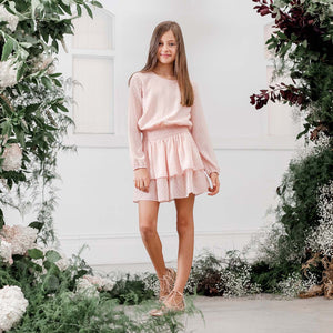 Willow Spot Dress - Pink