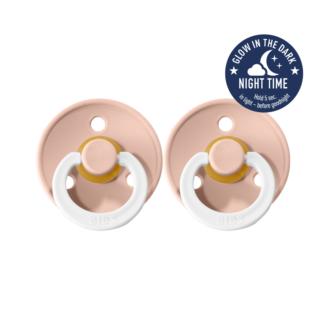 BIBS Dummies - Night Glow Blush (Set of 2)