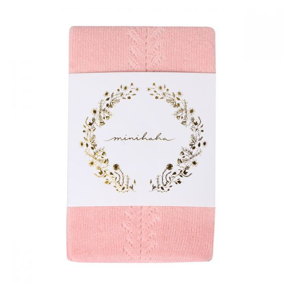 Open Work Tights - Blush