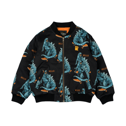 Hello Dino Zip Front Jacket