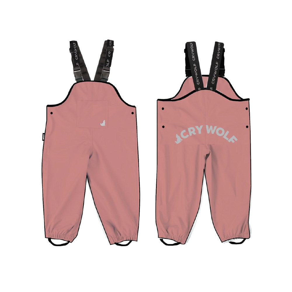 Rain Overalls - Dusty Rose