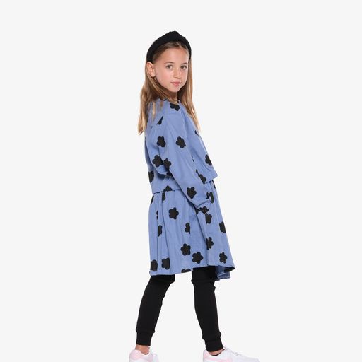 Daisy Muslin Elastic Waist Top - Powder Blue